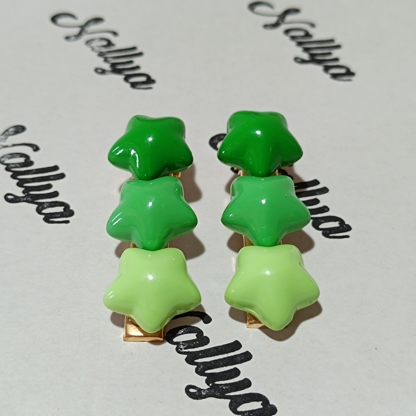 Barrettes x2 étoiles