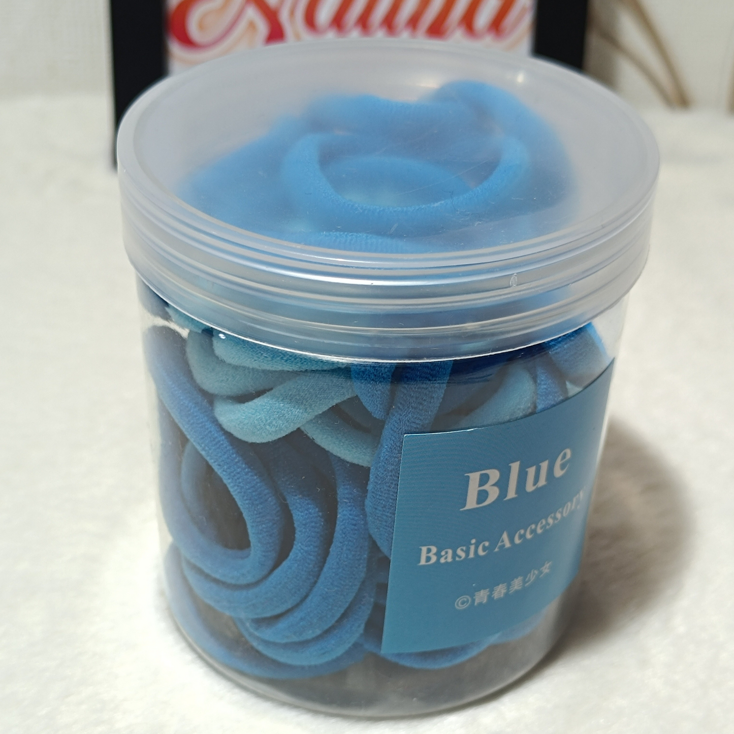 Boîte de 50 chouchous bleus