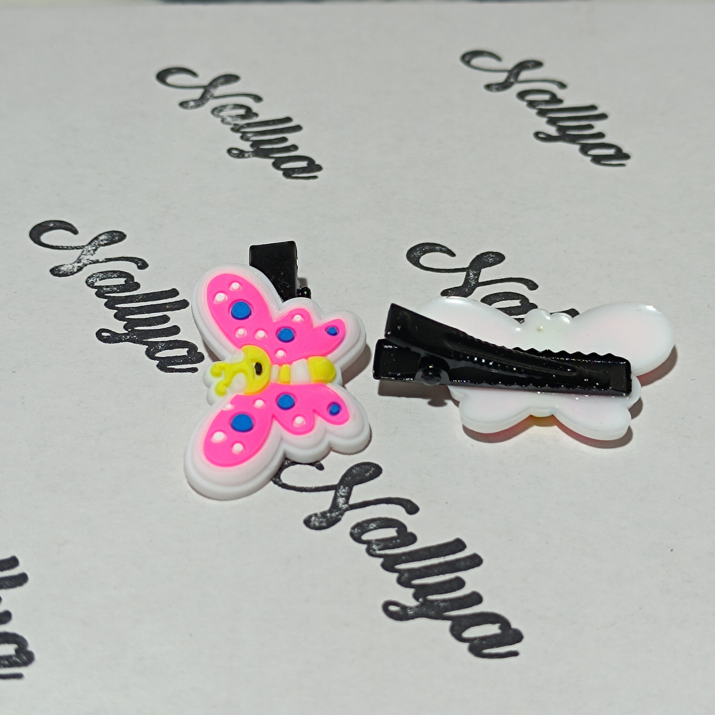 Barrettes x2 papillon