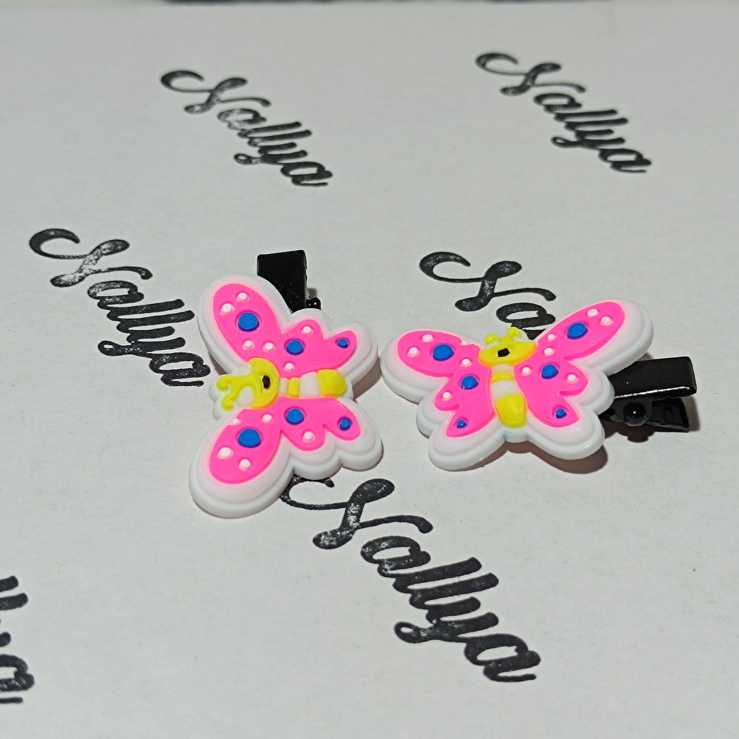 Barrettes x2 papillon