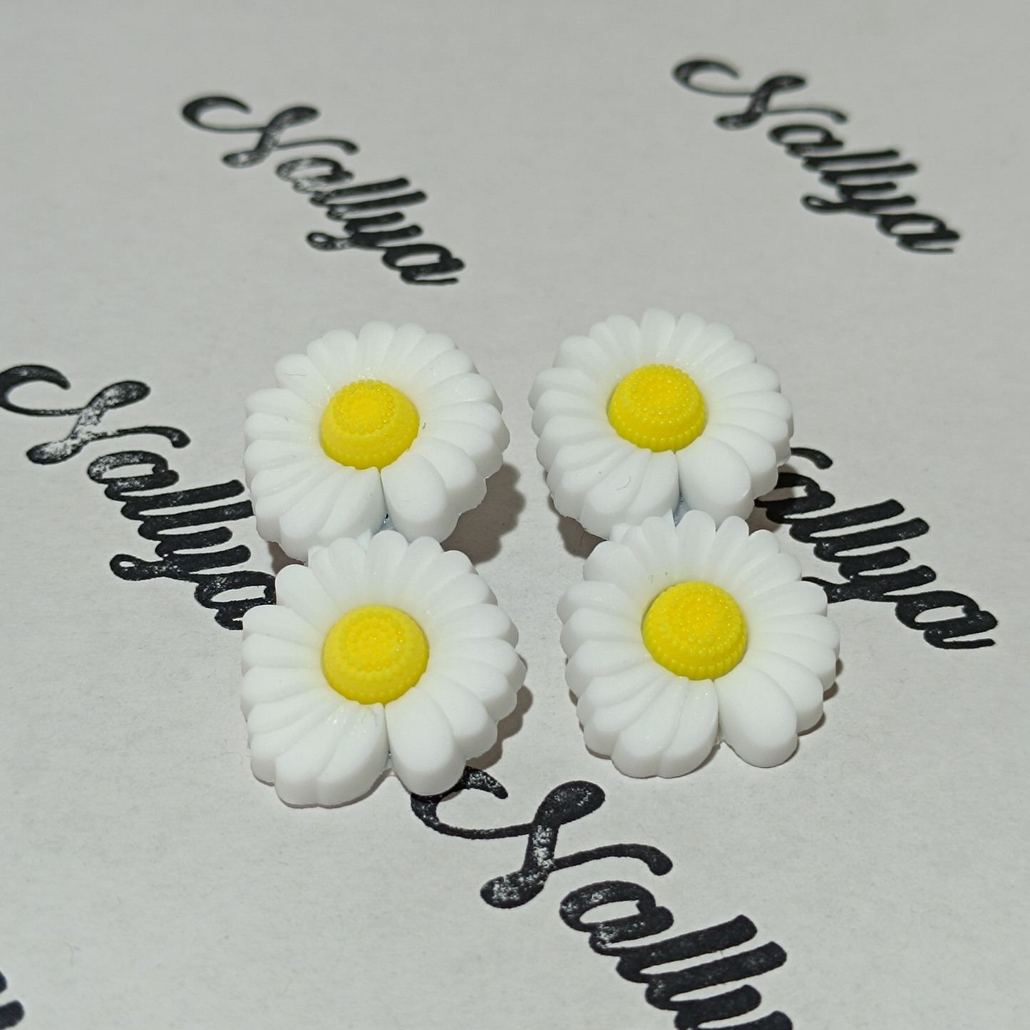 Barrettes x2 fleurs