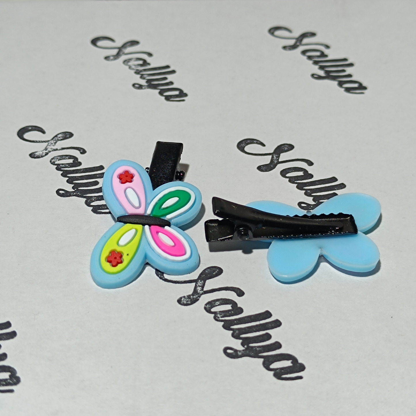Barrettes x2 papillon