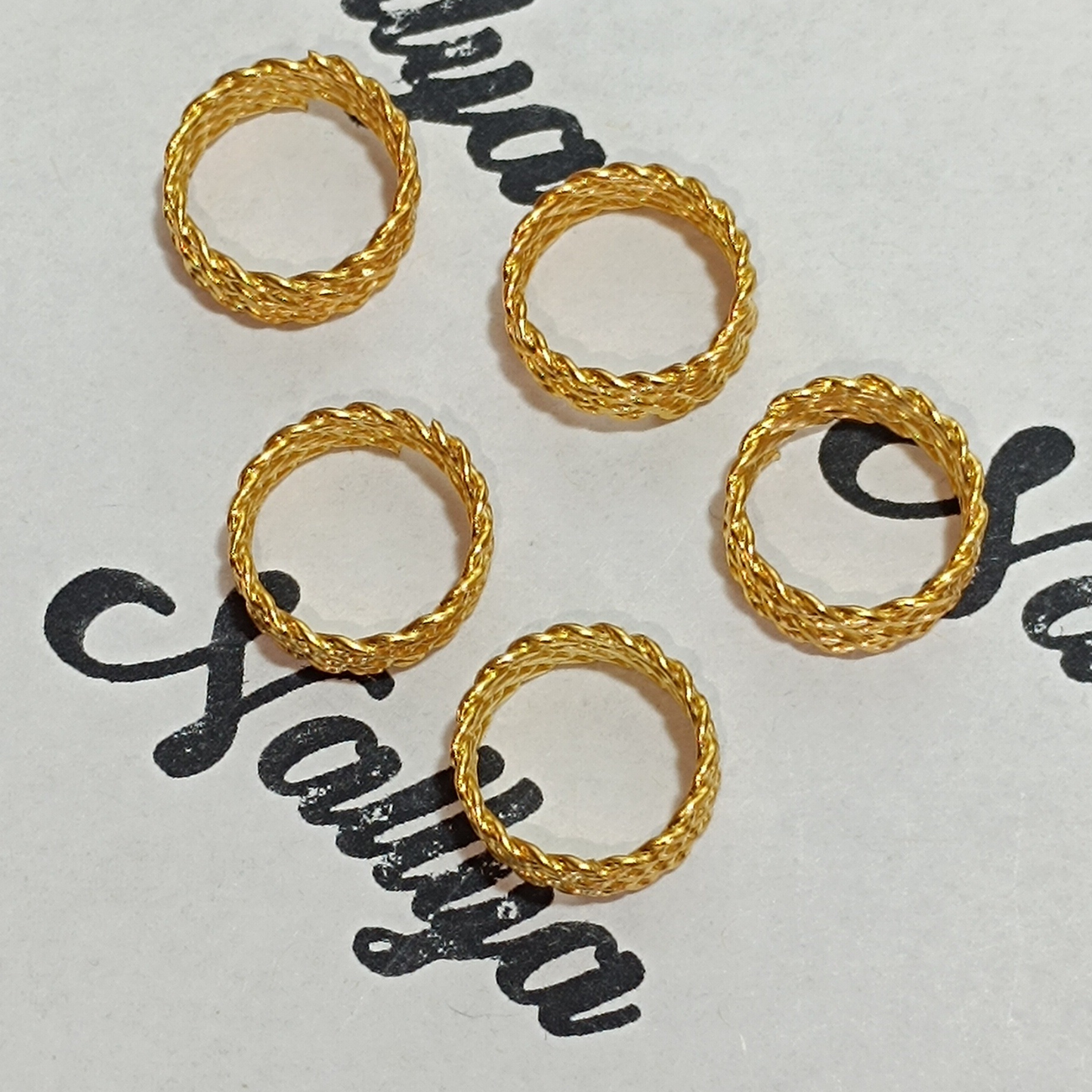 Bagues en spirale