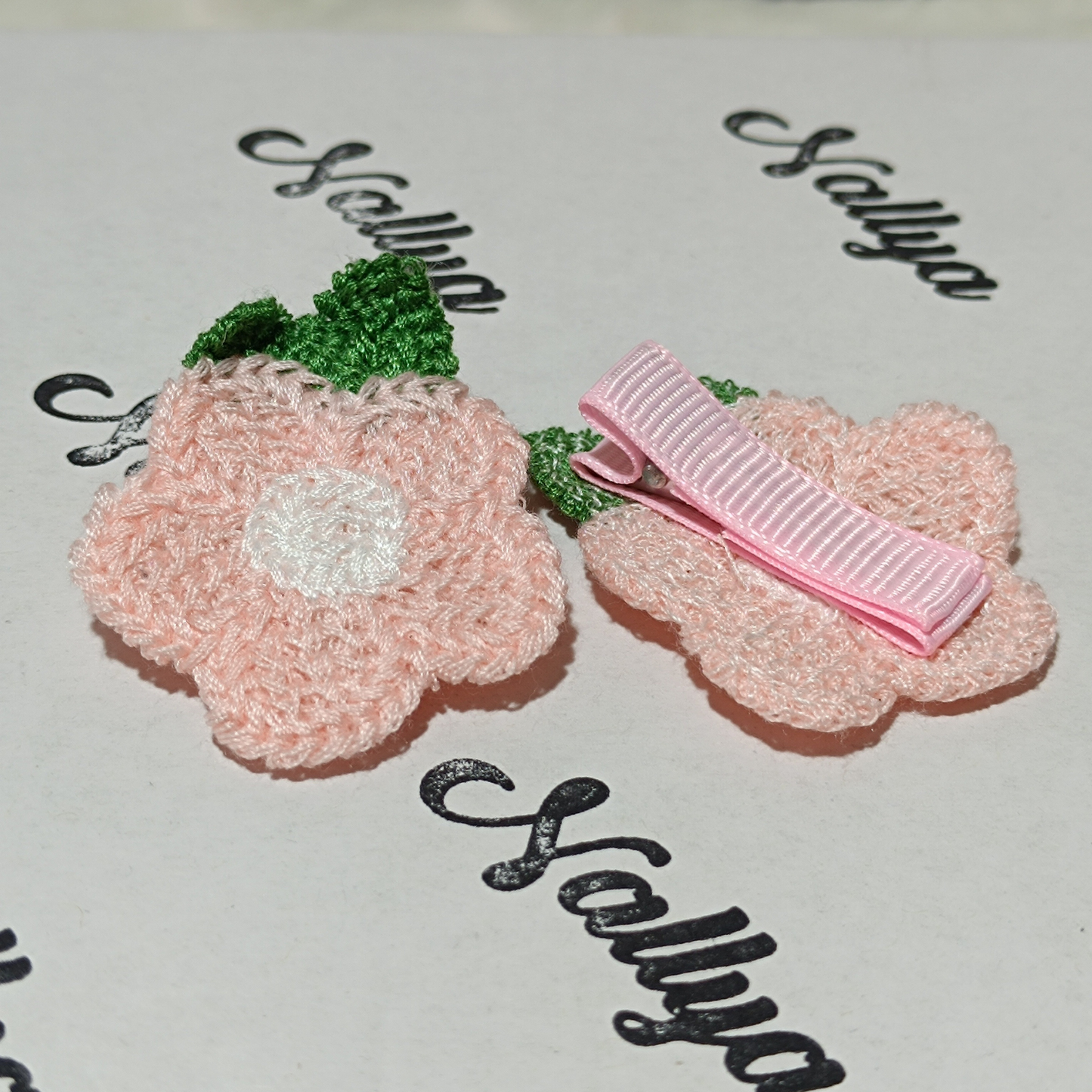 Barrettes x2 fleurs