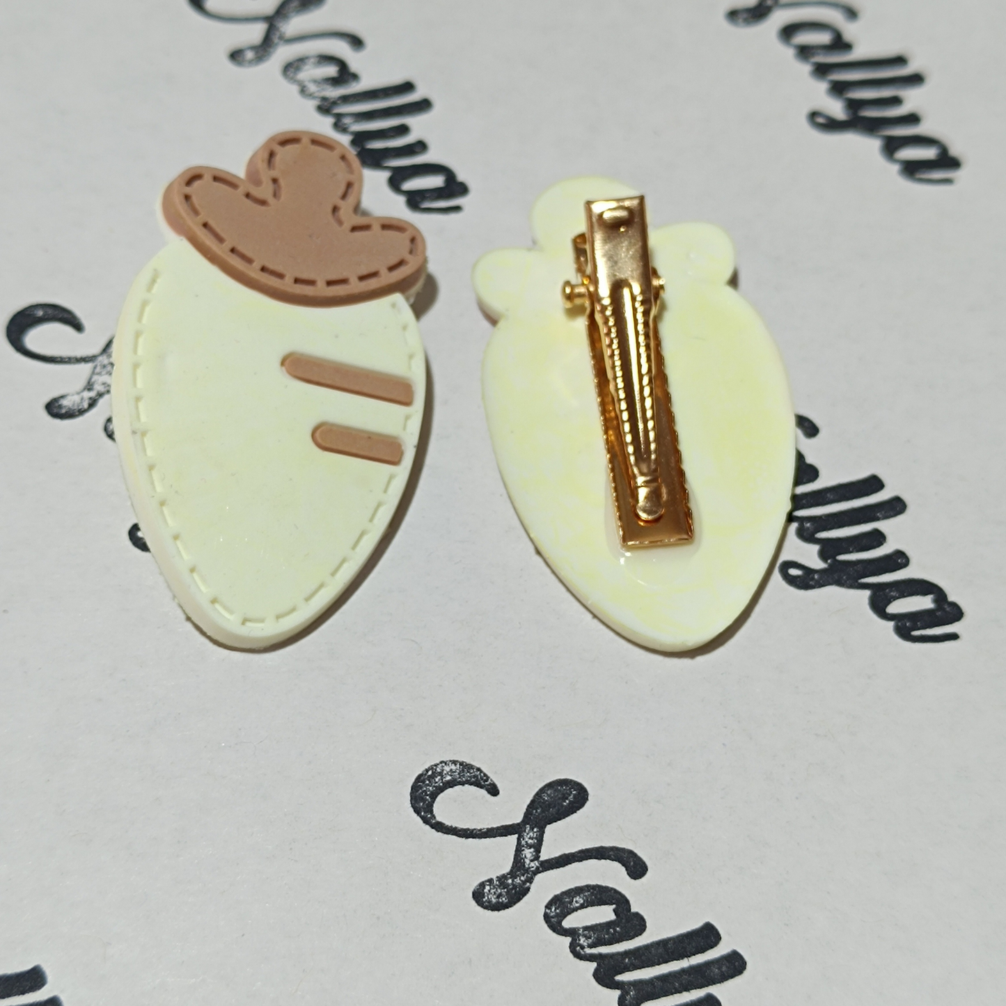 Barrettes x2 carotte