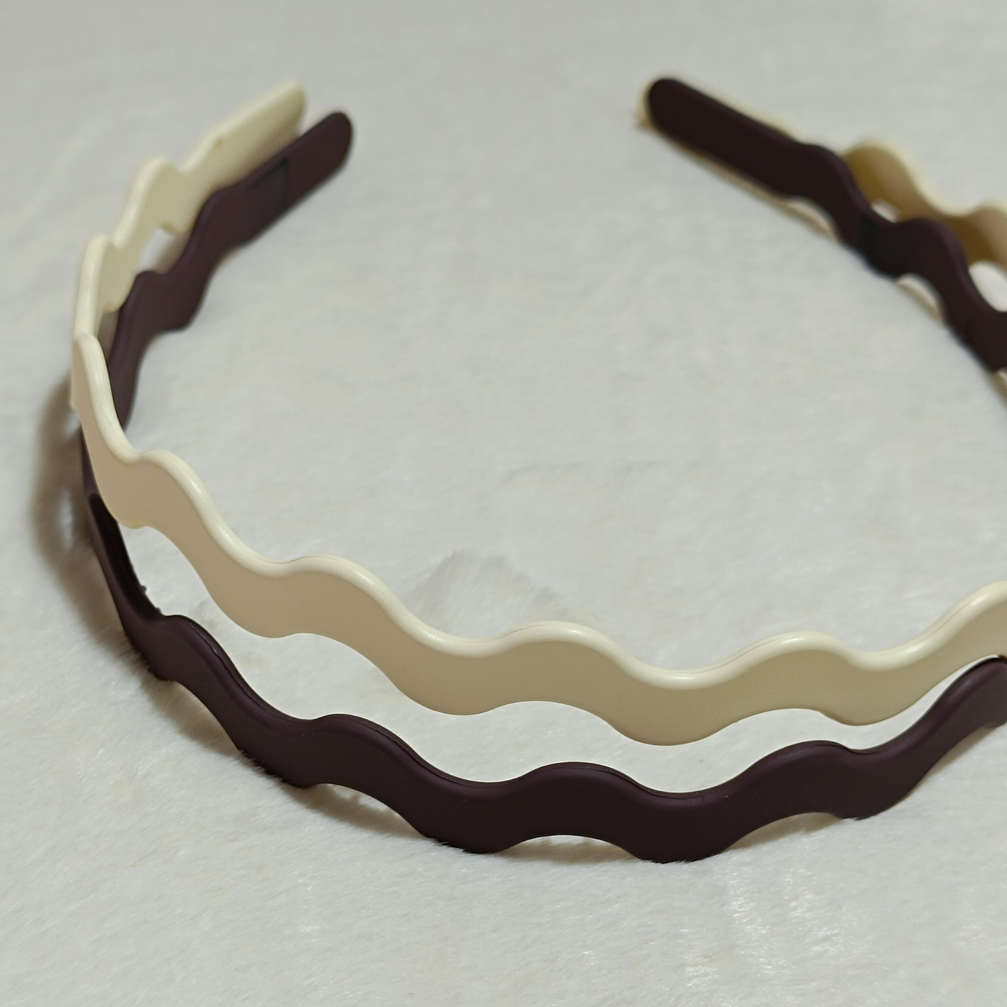 Lot de 2 serres-tête ondulés