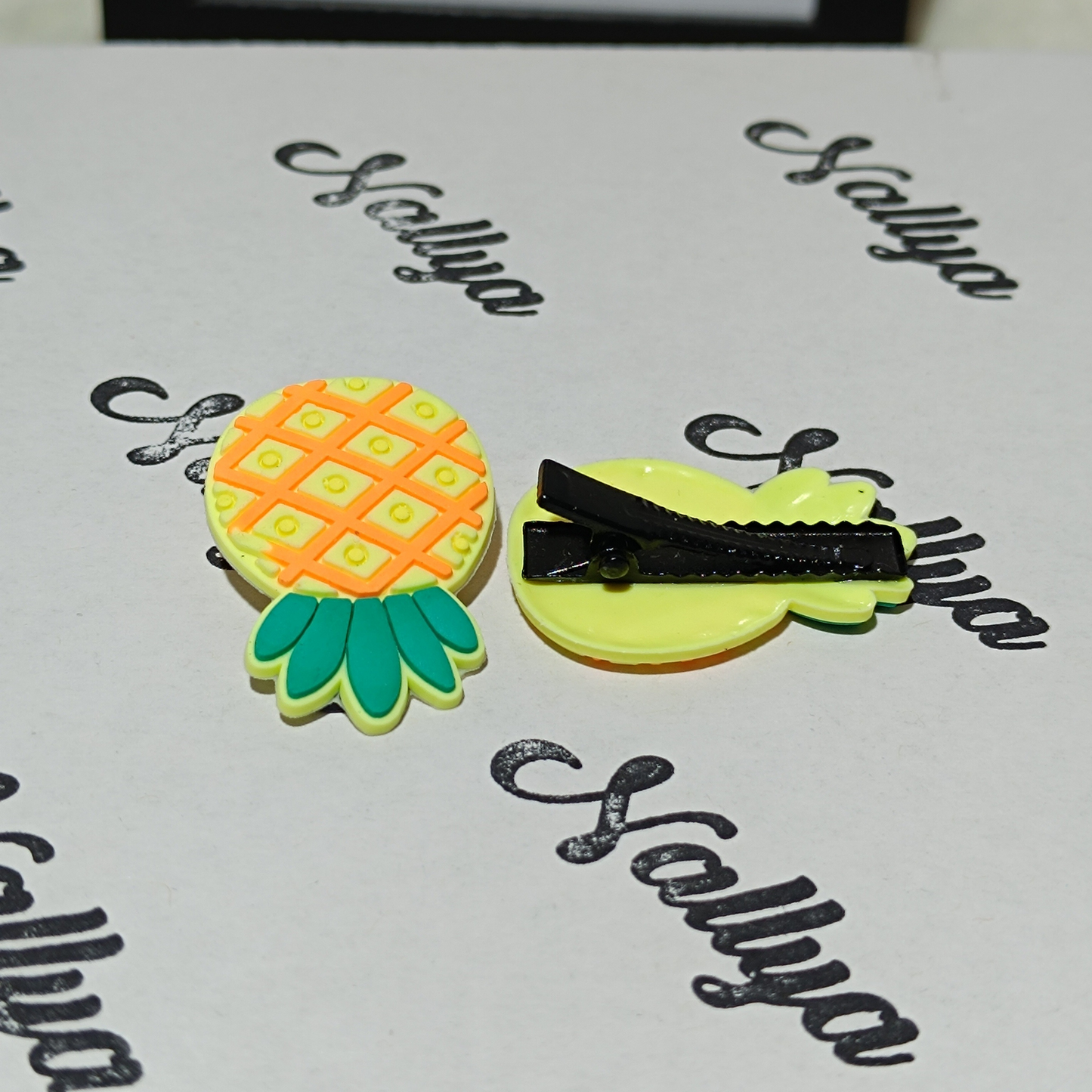 Barrettes x2 ananas
