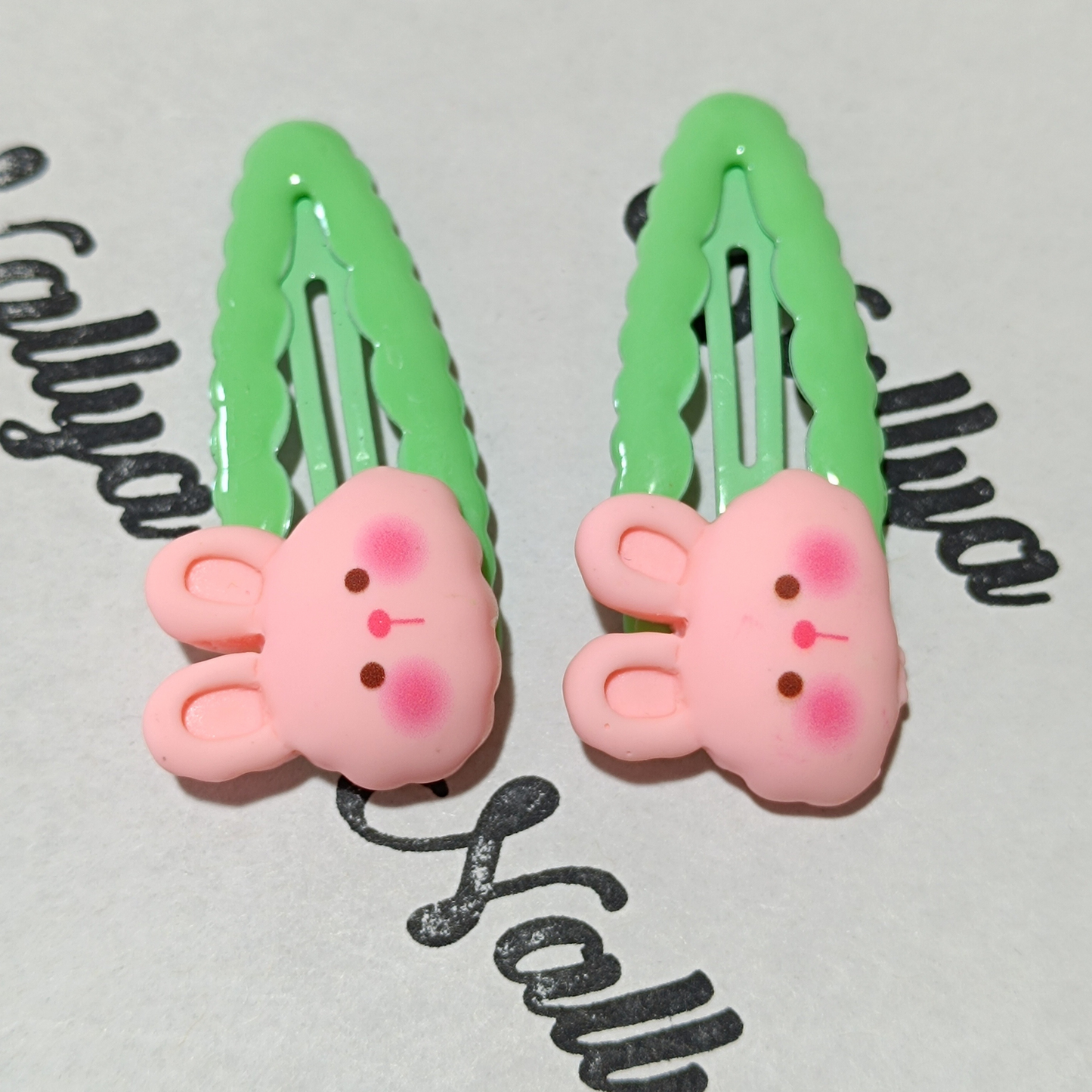Barrettes x2 lapins