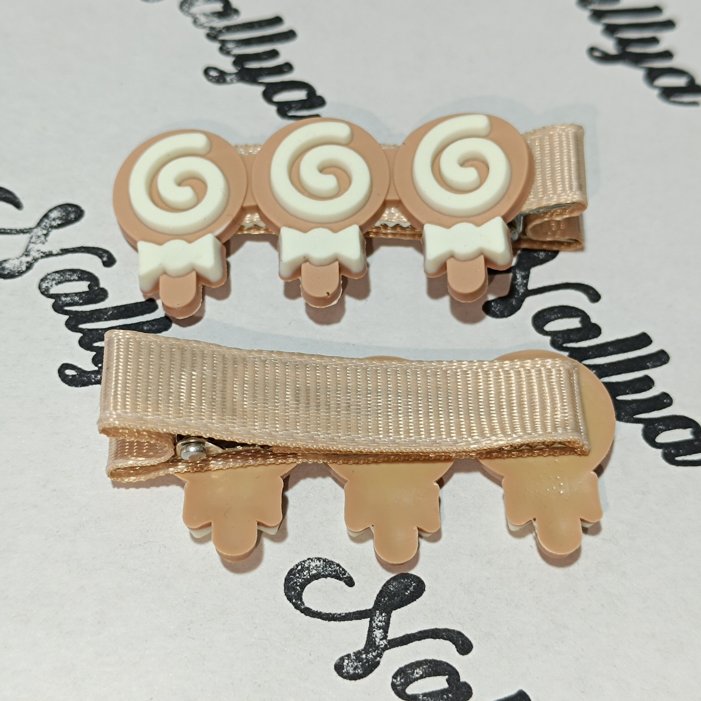 Barrettes x2 sucette