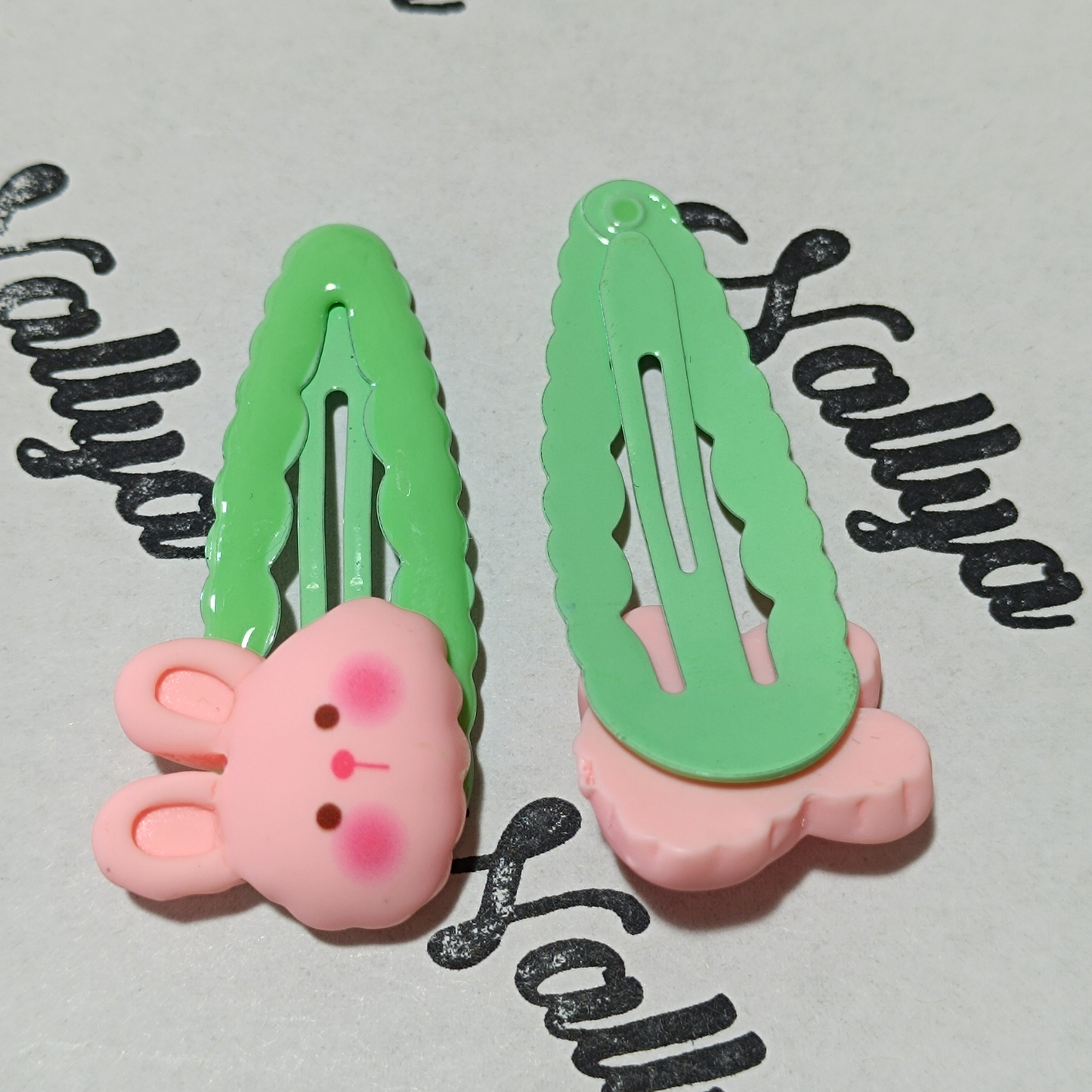 Barrettes x2 lapins