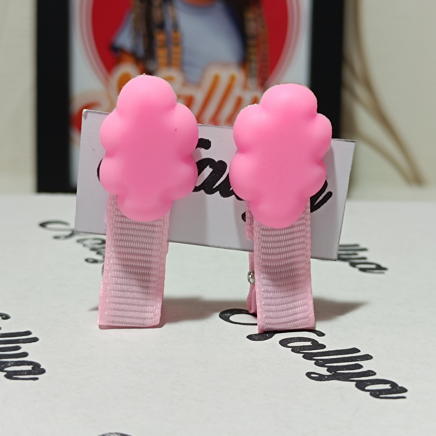 Barrettes x2 nuage