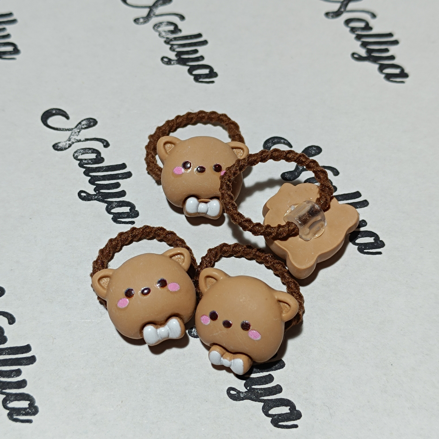 Élastique ourson marron