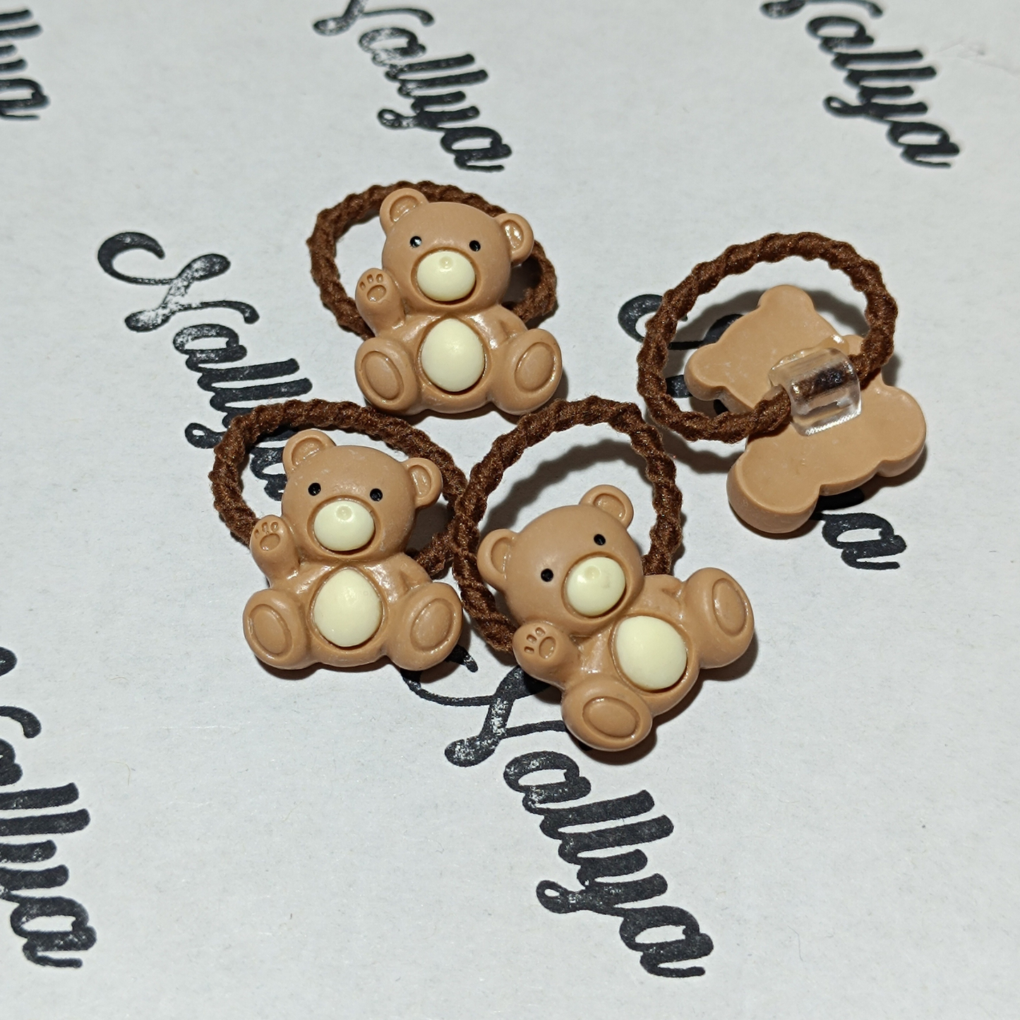 Élastique ourson marron