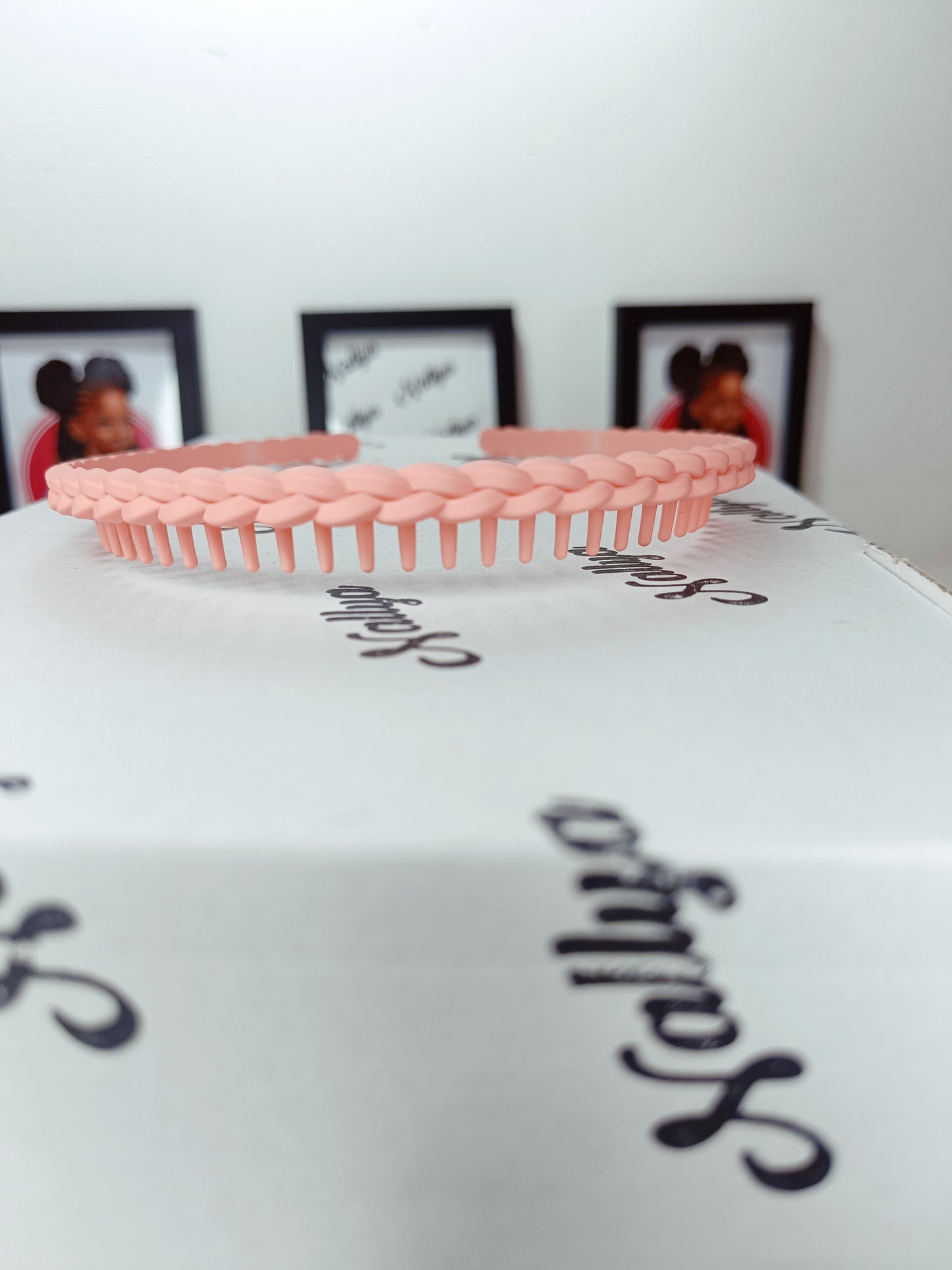 Serre-tête tressé avec griffes