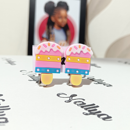 Barrettes x2 glace