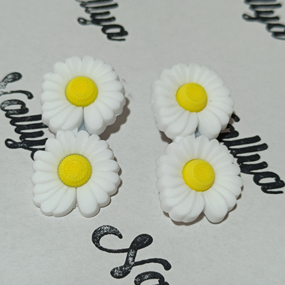 Barrettes x2 fleurs
