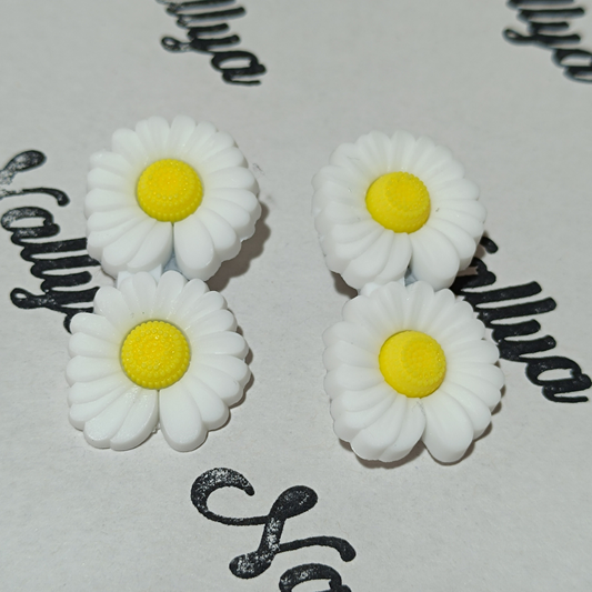Barrettes x2 fleurs