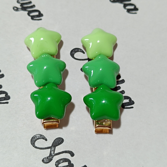 Barrettes x2 étoiles