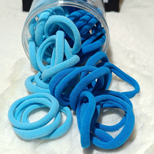 Boîte de 50 chouchous bleus