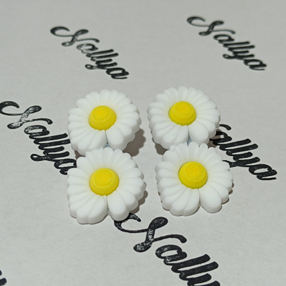 Barrettes x2 fleurs