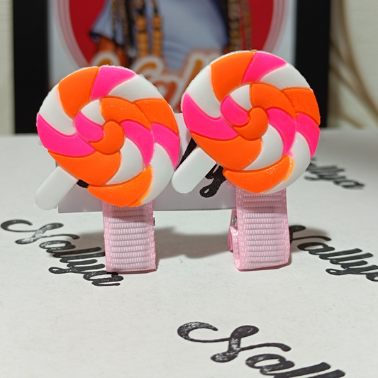 Barrettes x2 sucette