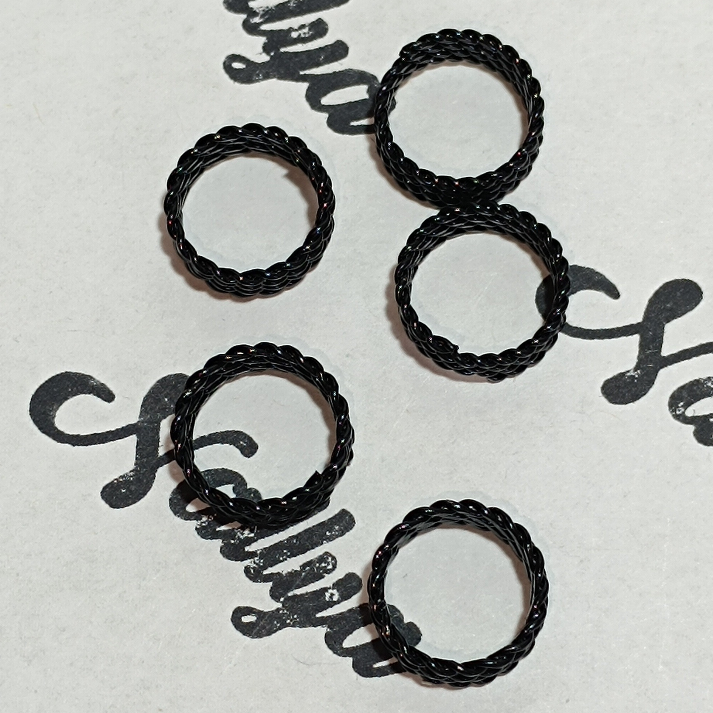 Bagues en spirale