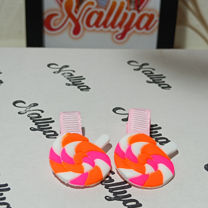 Barrettes x2 sucette