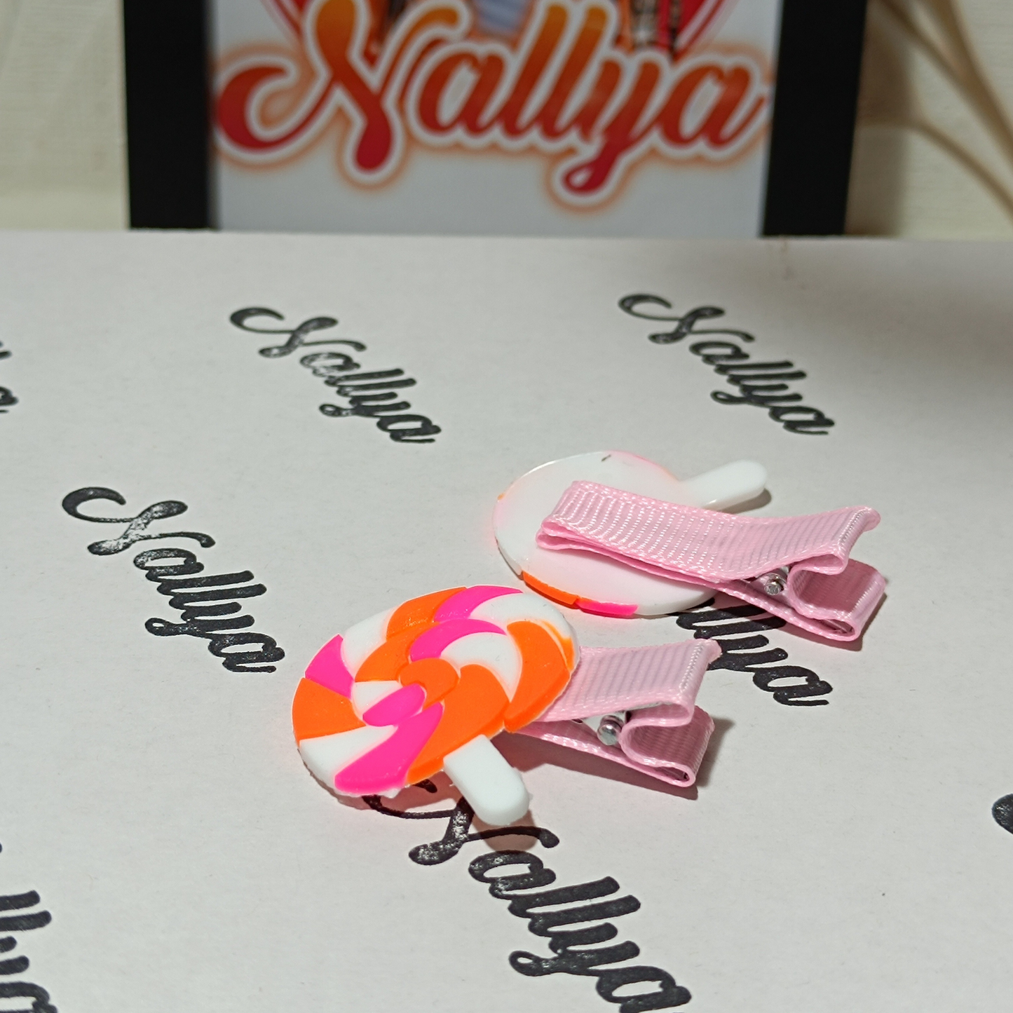Barrettes x2 sucette