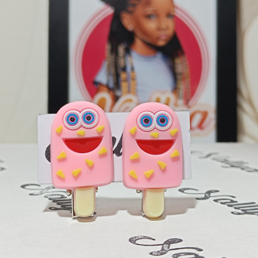 Barrettes x2 glace
