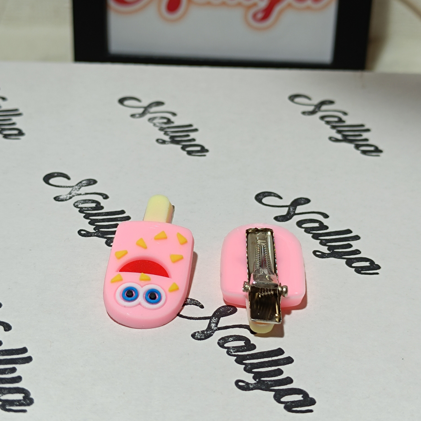 Barrettes x2 glace