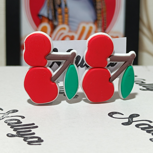 Barrettes x2 cerise