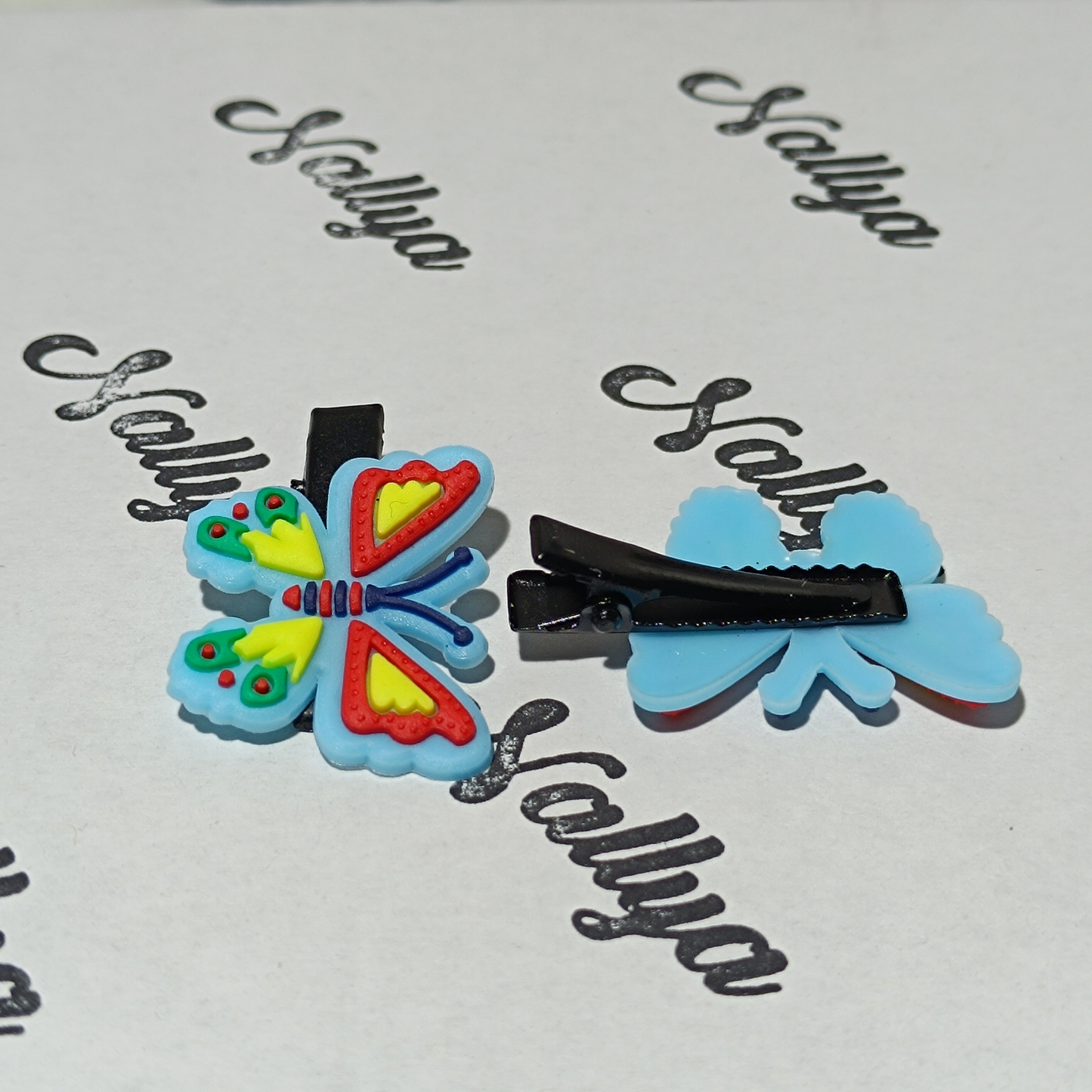 Barrettes x2 papillon