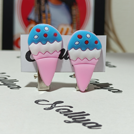 Barrettes x2 glace