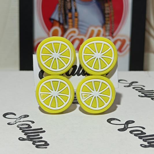Barrettes x2 citron