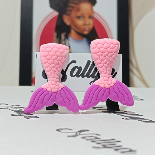 Barrettes x2 queue de sirène