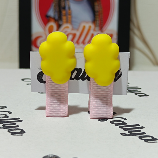 Barrettes x2 nuage