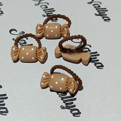 Élastique bonbons marron