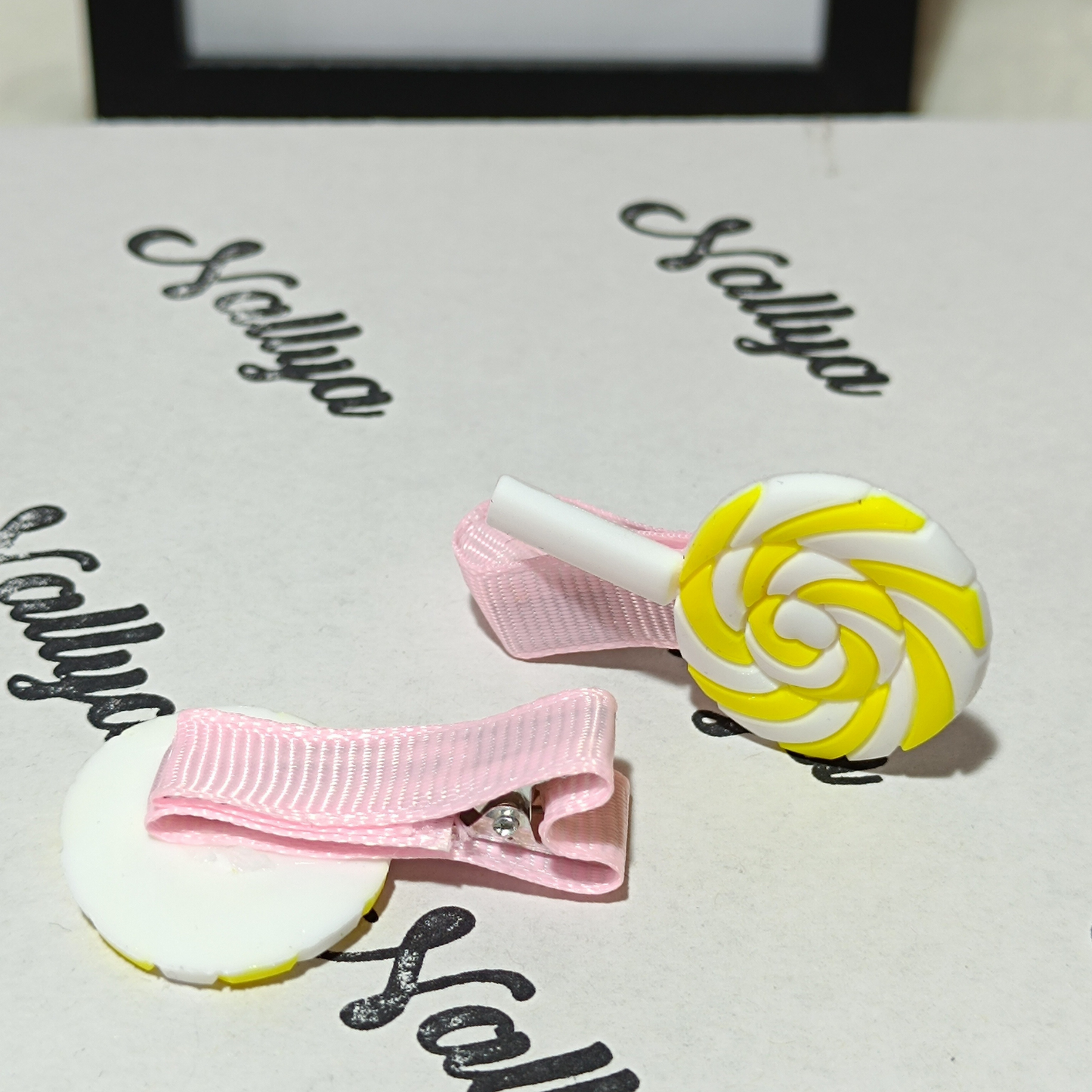 Barrettes x2 sucette