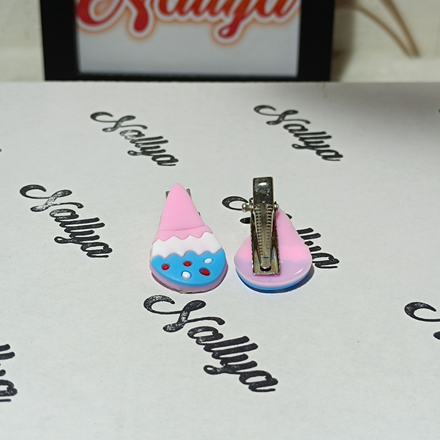 Barrettes x2 glace
