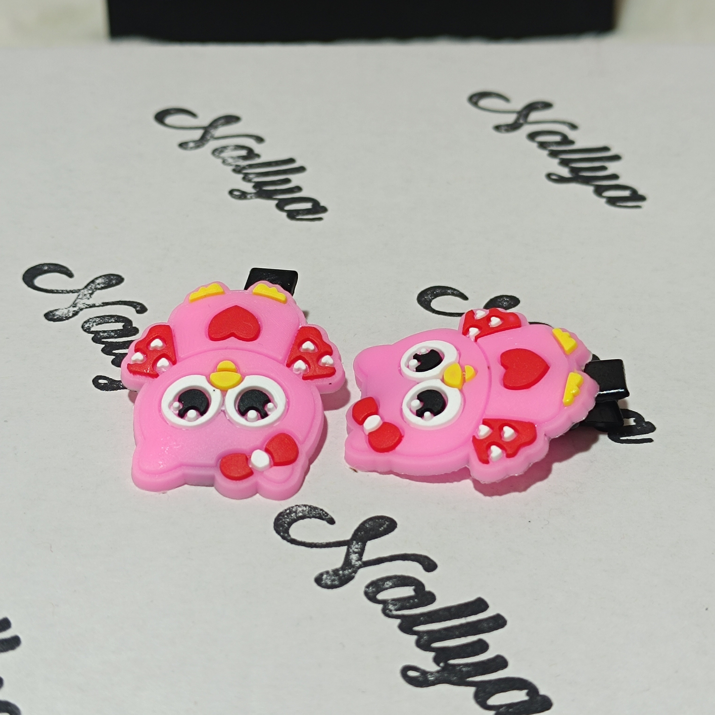 Barrettes x2 hibou