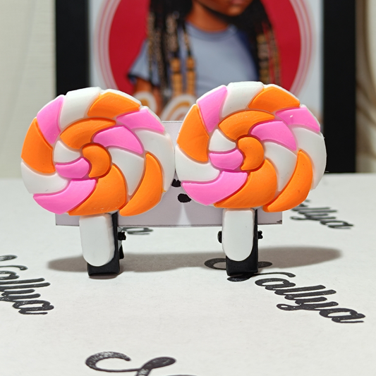 Barrettes x2 sucette