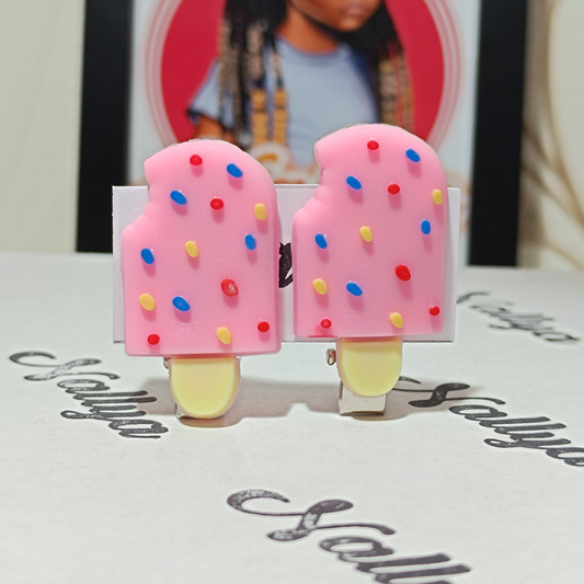 Barrettes x2 glace