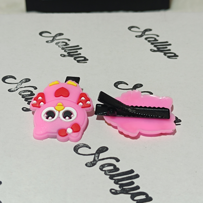 Barrettes x2 hibou