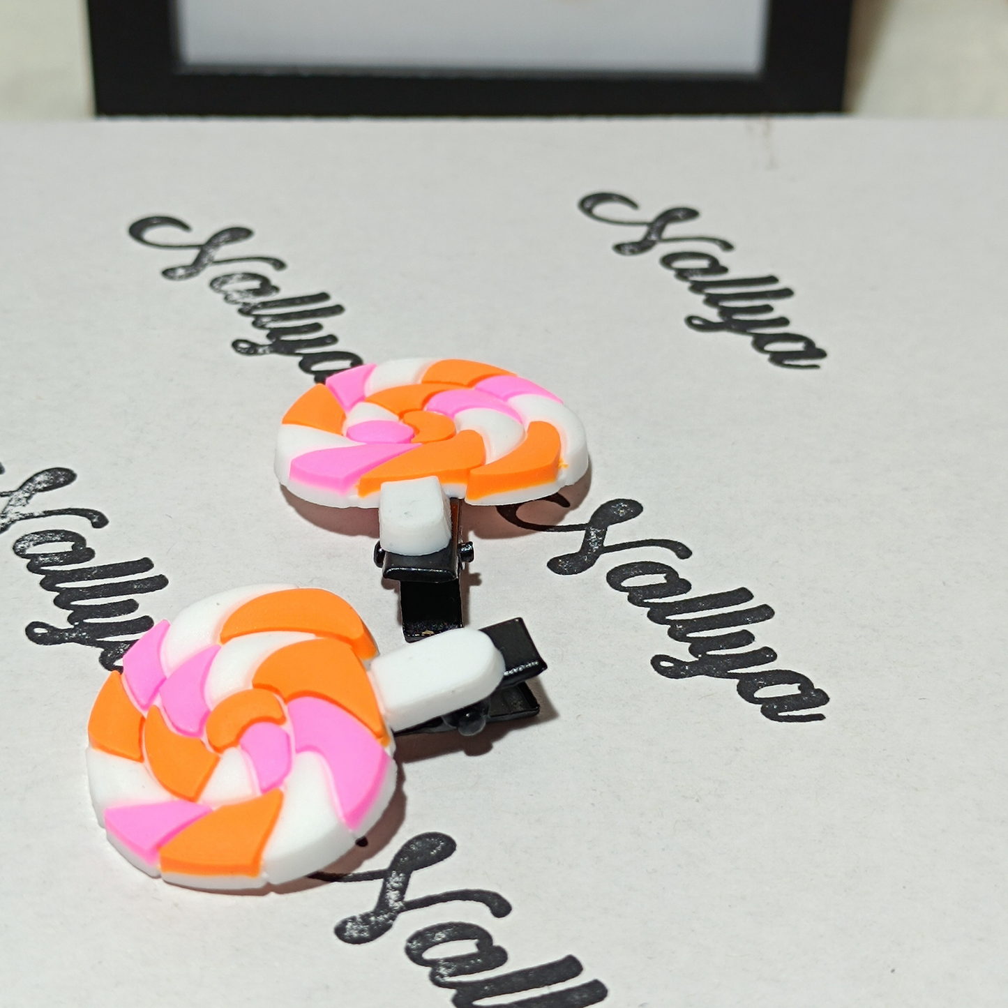 Barrettes x2 sucette