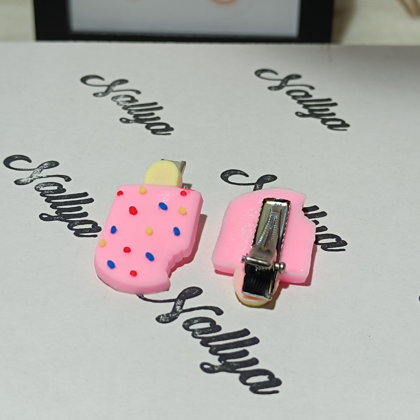 Barrettes x2 glace