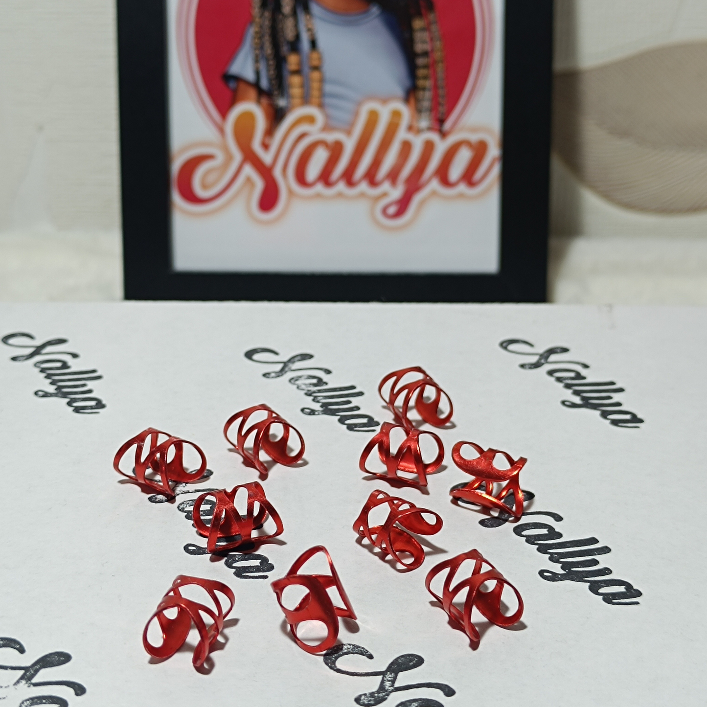 Lot de 10 bagues