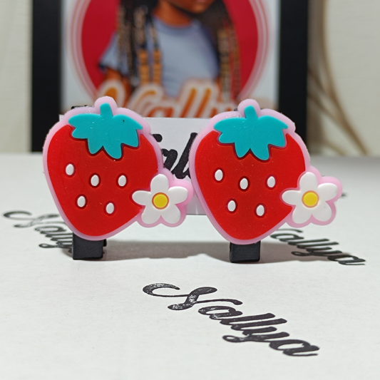 Barrettes x2 fraise
