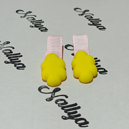 Barrettes x2 nuage