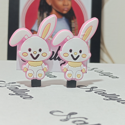 Barrettes x2 lapin