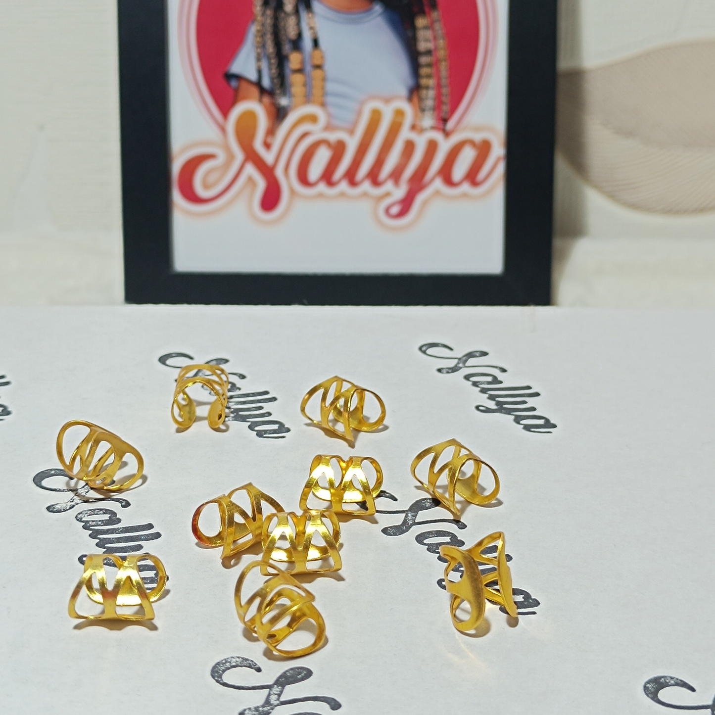Lot de 10 bagues